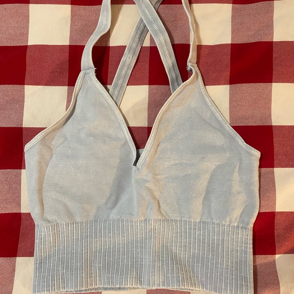 Free People Good Karma Top in Gray XS/S